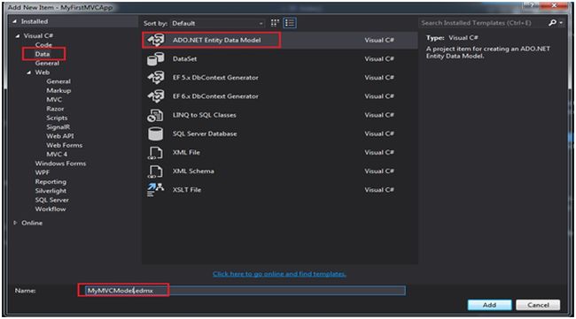 ado dotnet entity data model